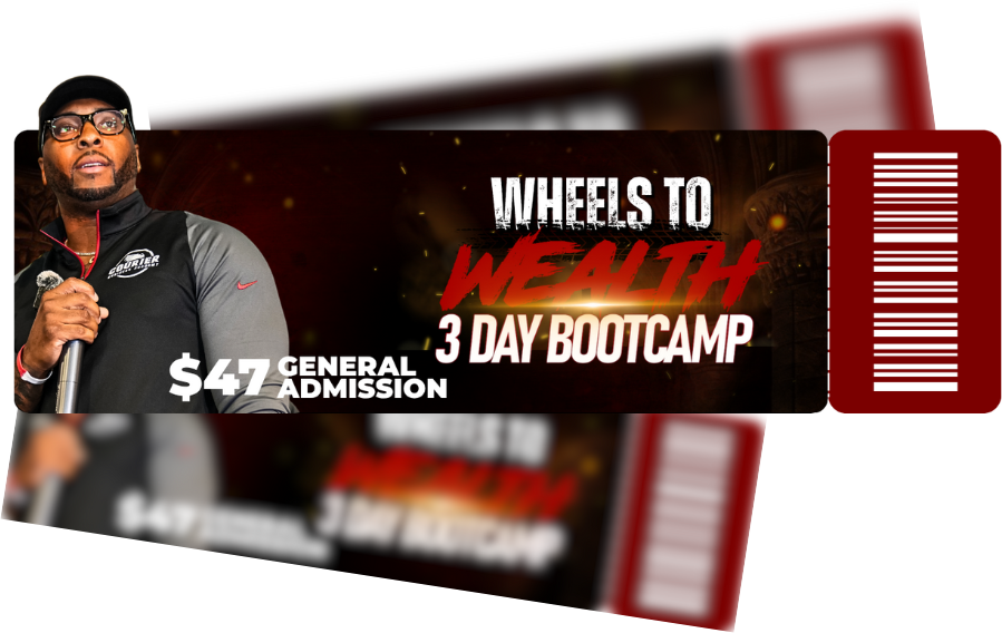 General Admission Wheels to Wealth 3 Day Workshop Ticket